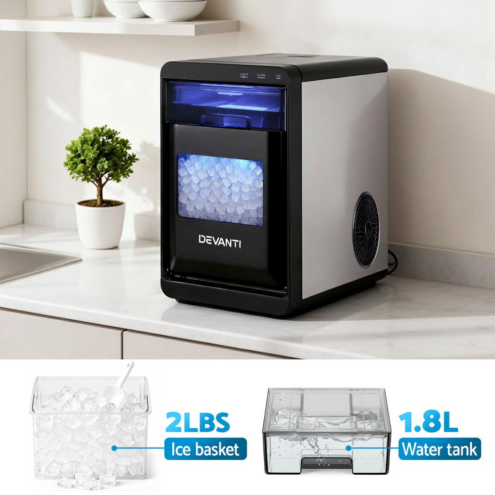 20kg Devanti Ice Maker Machine Chewable Nugget Ice