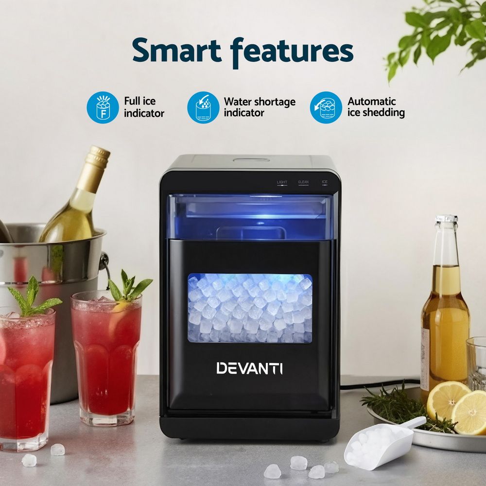 20kg Devanti Ice Maker Machine Chewable Nugget Ice