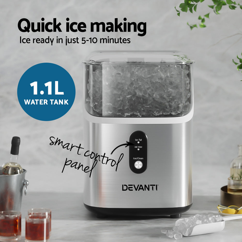 15kg Devanti Ice Maker Machine Nugget Ice Cube