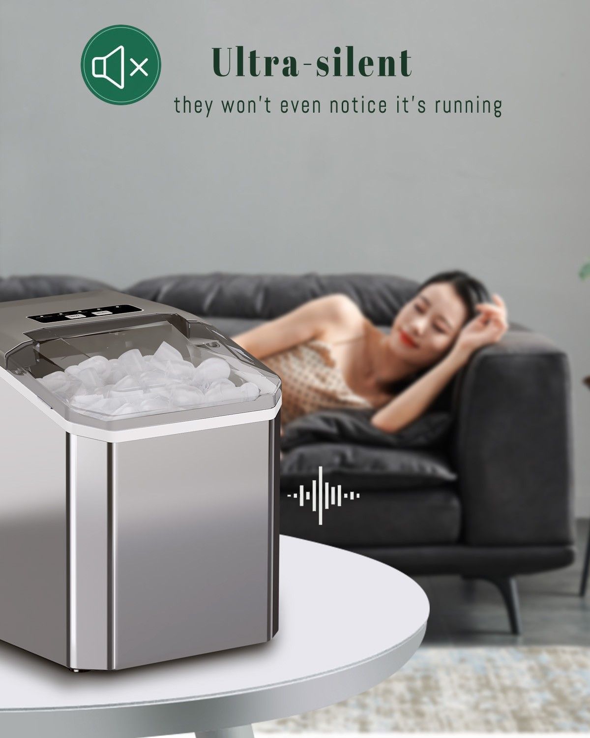15kg Mini Ice Maker for Iced Drinks