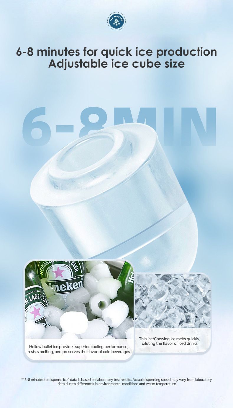 15kg Mini Ice Maker for Iced Drinks