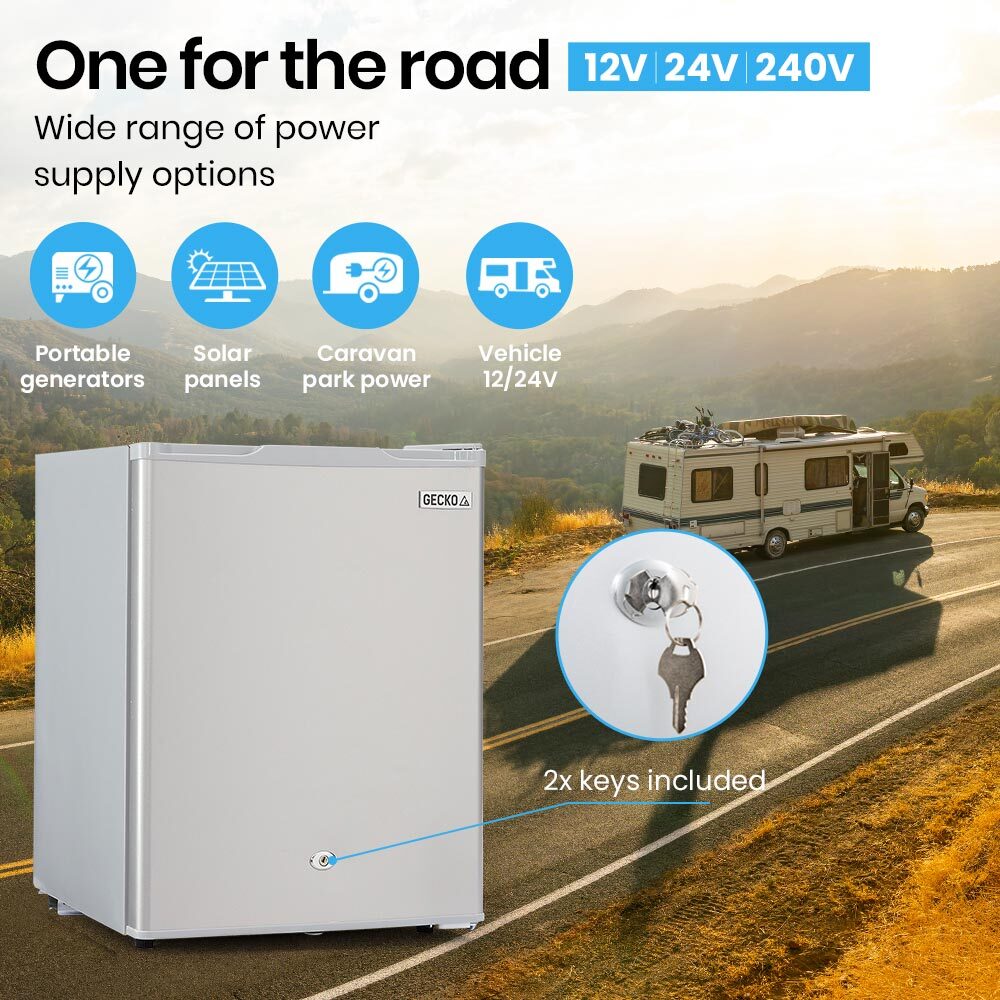 70L Portable Fridge Freezer for Car Camping Caravans Fridges Refrigerator Cooler 12V/24V/240V