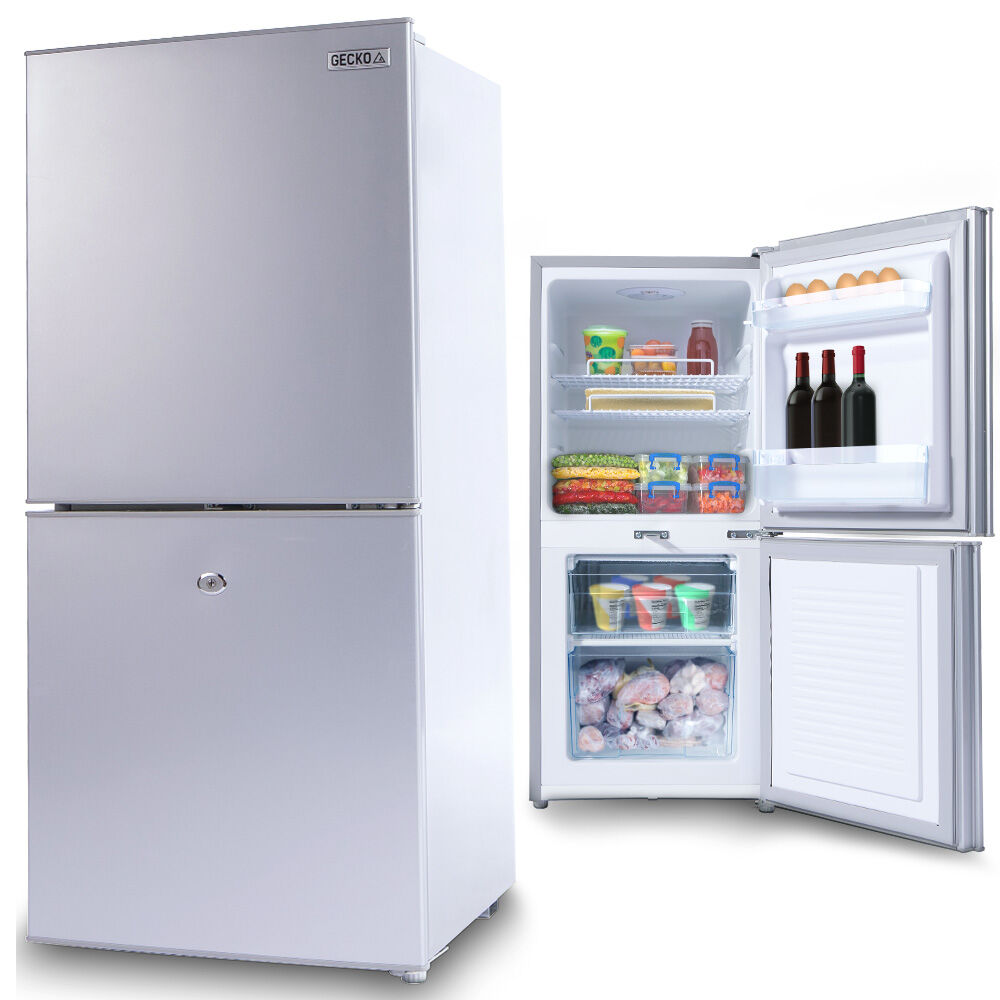 119L Upright Portable Fridge Mini Freezer, for Motorhome and Caravan, Silver