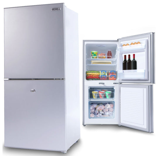 119L Upright Portable Fridge Mini Freezer, for Motorhome and Caravan, Silver