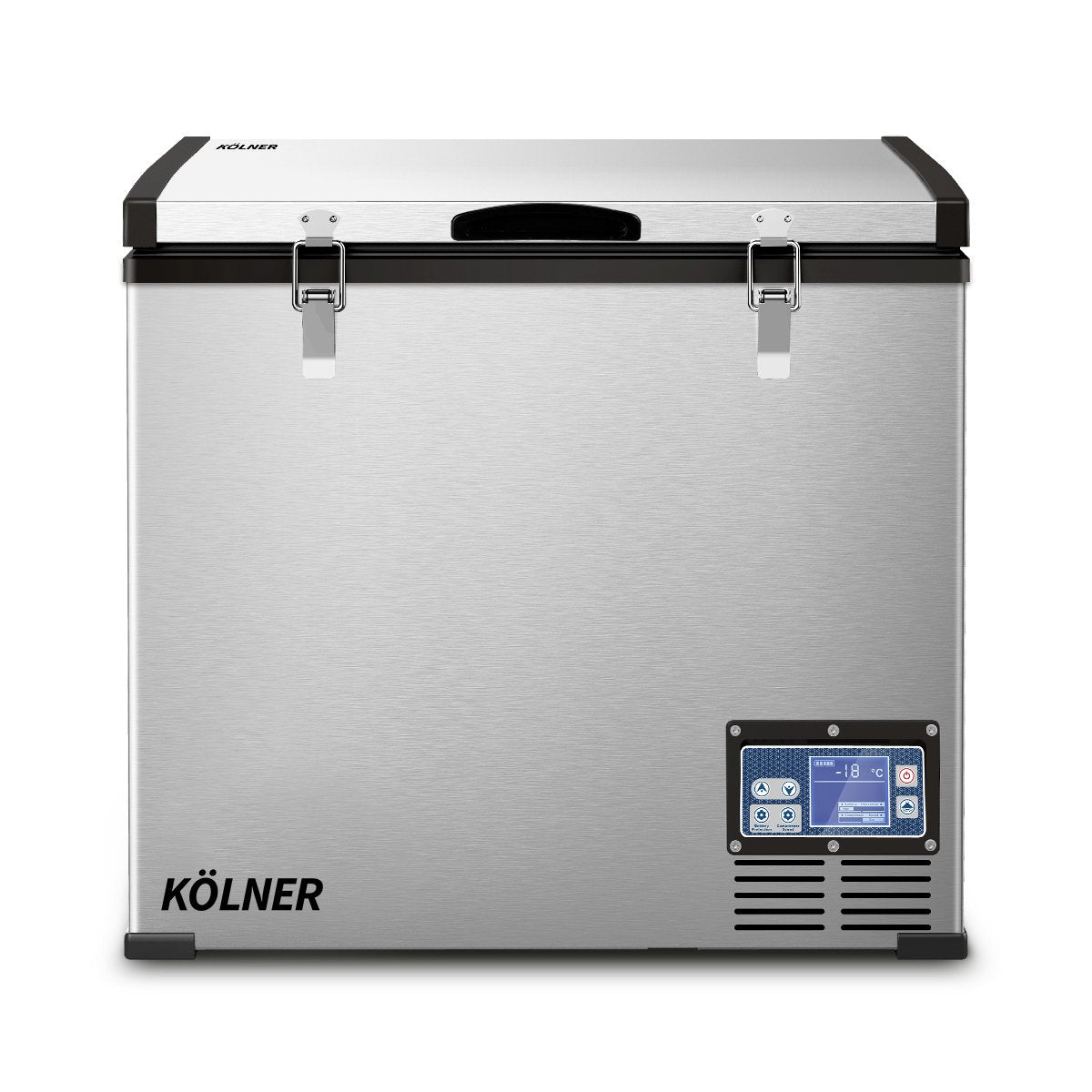 75l Portable Fridge Chest Freezer With LCD Panel - Vehicle Camping Refrigerator