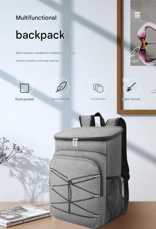 Large Insulated Cooler Backpack for Camping